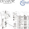 Ideal Standard Connect Air Concept Air Brushed Gold One Hole Slim Bidet Mixer Spares